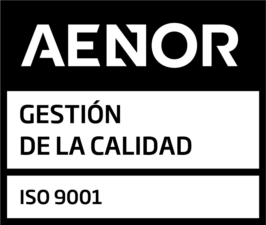 AENOR Quality Management ISO 9001 certificate